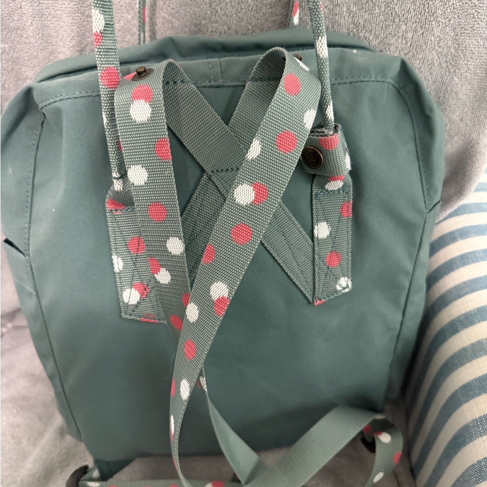 Stylish Green Polka Dot Women's Backpack